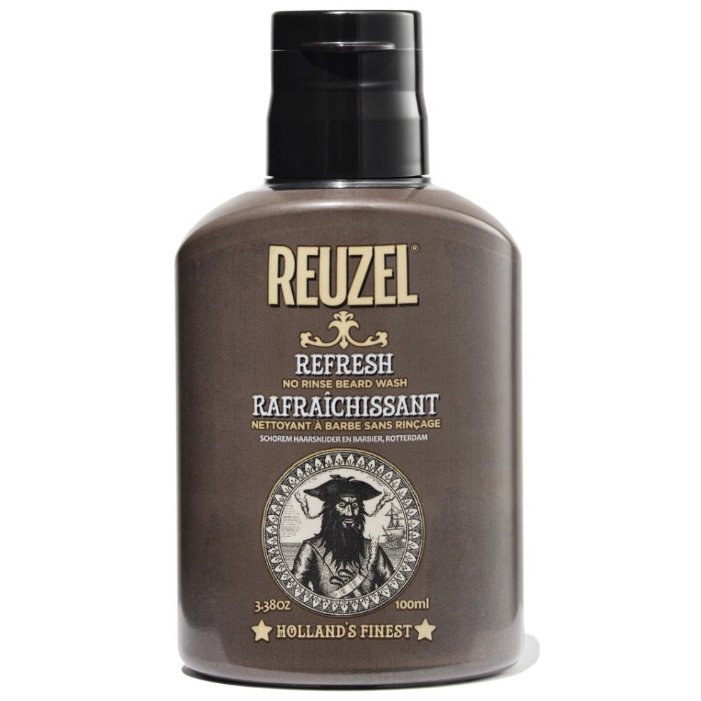 Reuzel Refresh No Rinse Beard Wash 3.4oz
