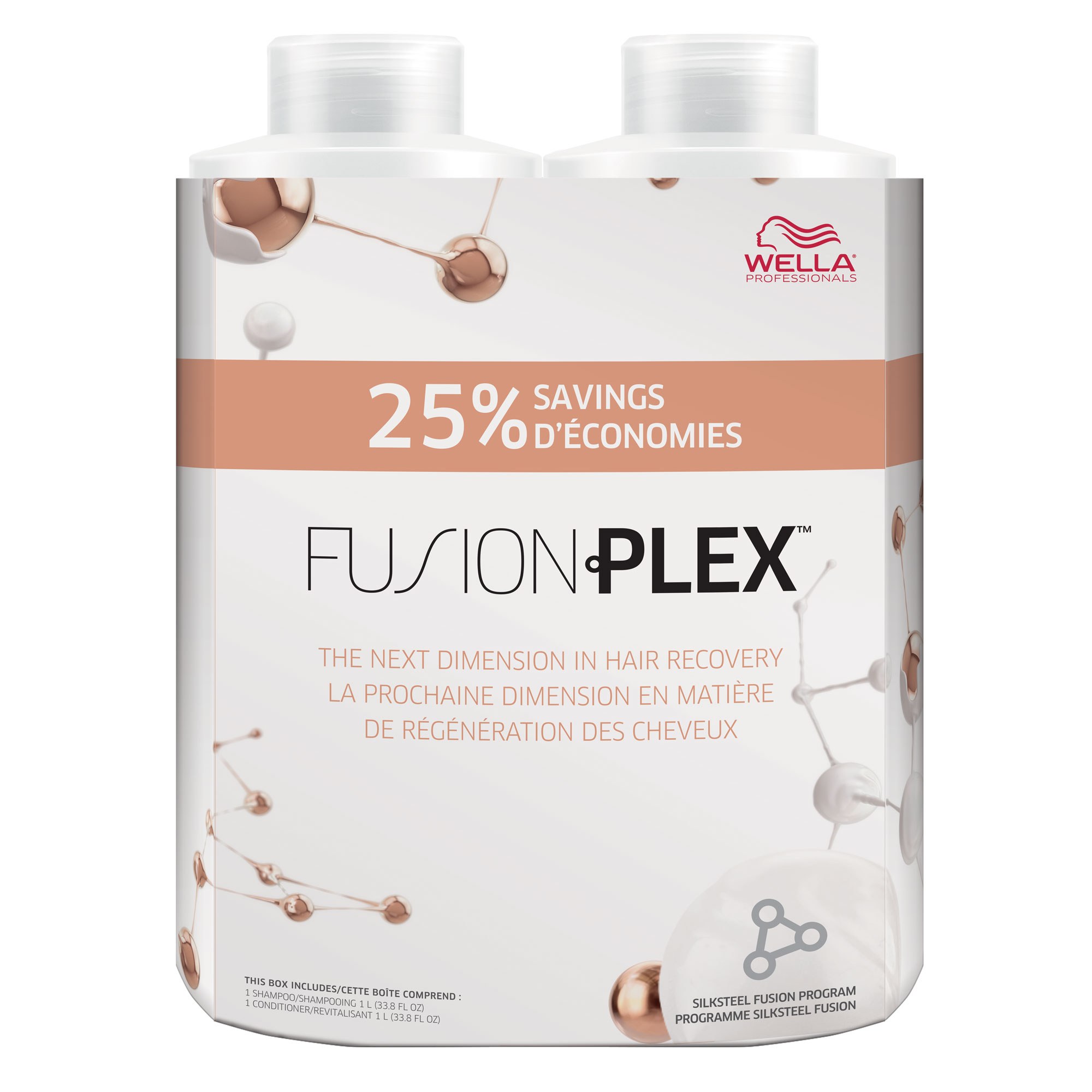 Wella FusionPlex Liter Duo Shampoo & Conditioner duo