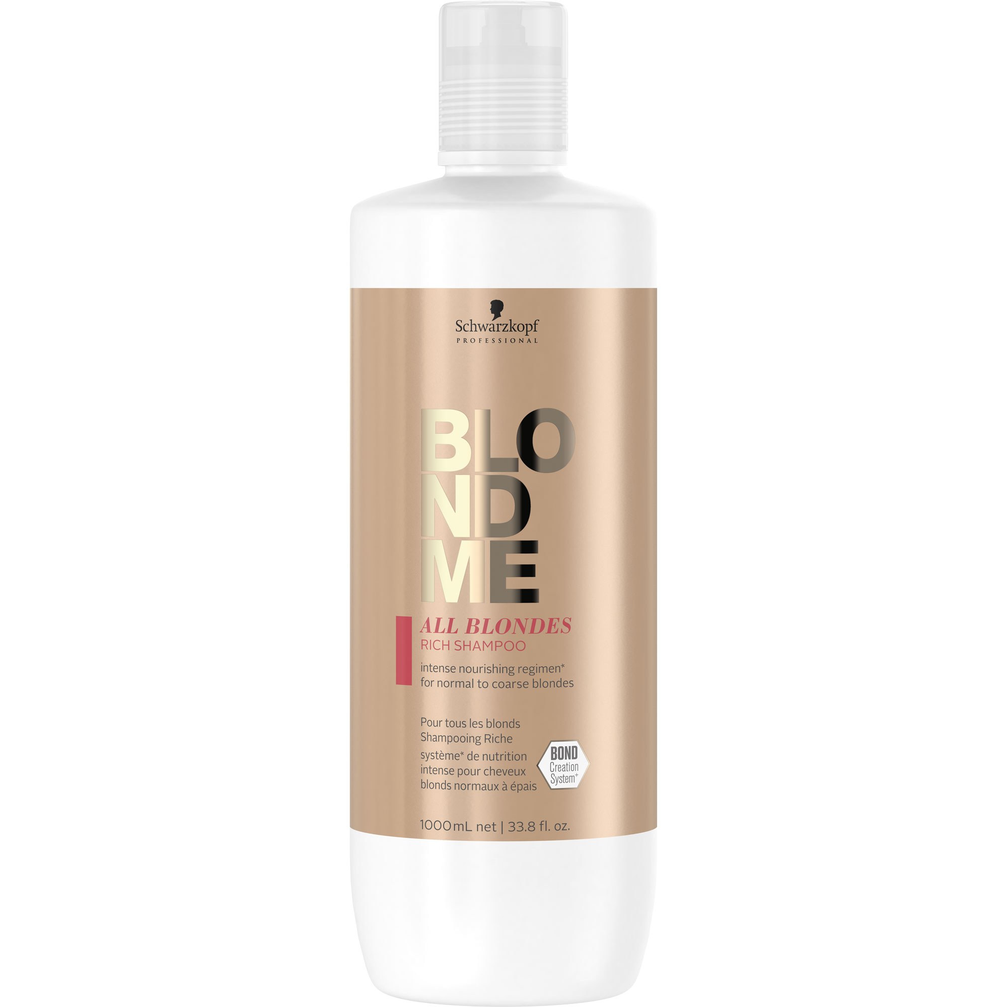 Schwarzkopf BLONDME® Rich Shampoo For Normal to Coarse Blondes 1liter