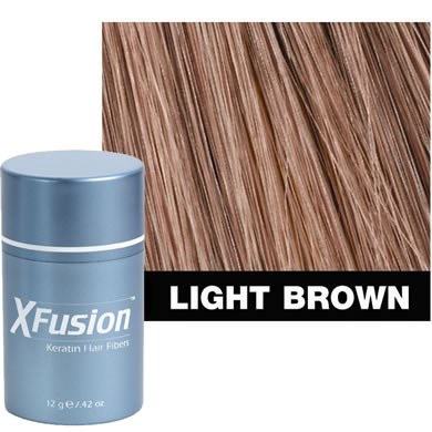 XFusion Hair Fibers - Light Brown 15gr