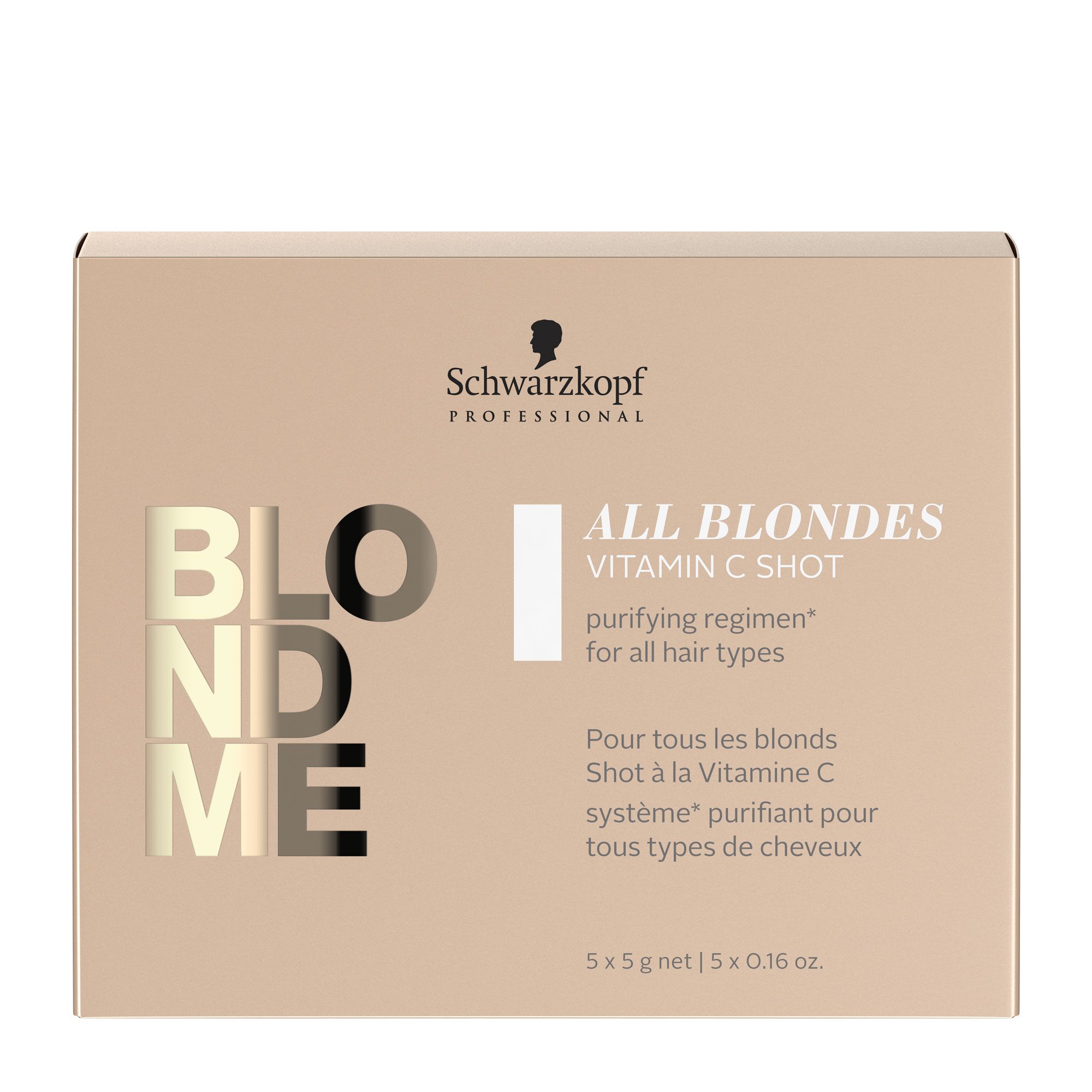 Schwarzkopf BLONDME® Detox Vitamin C Shots For All Blondes 5x5g
