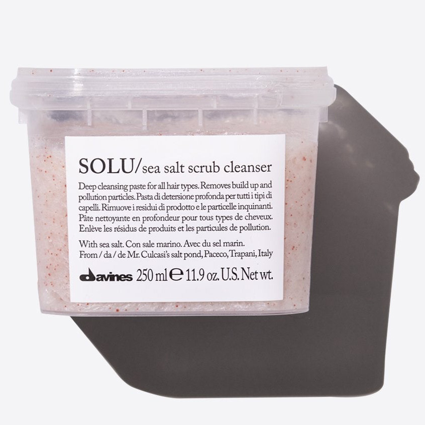 Davines Essential Haircare SOLU Sea Salt Scrub Cleanser 11.9oz