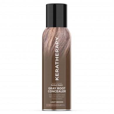 Keratherapy Perfect Match Gray Root Concealer - Light Brown