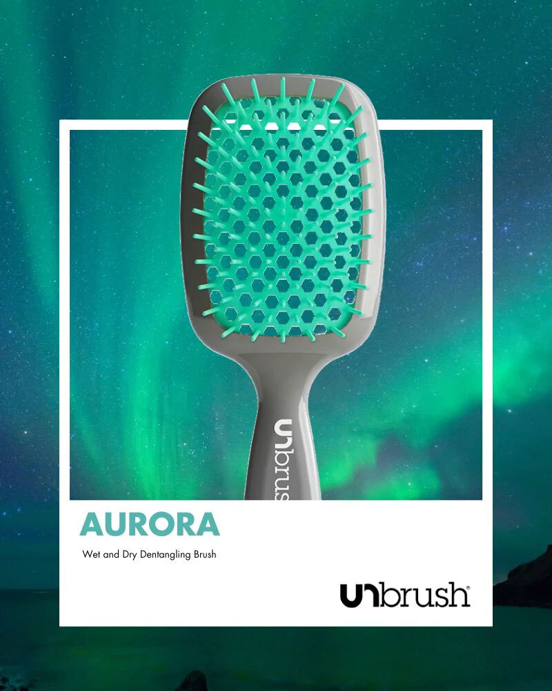 FHI HEAT UNBRUSH Aurora with a Grey Handle