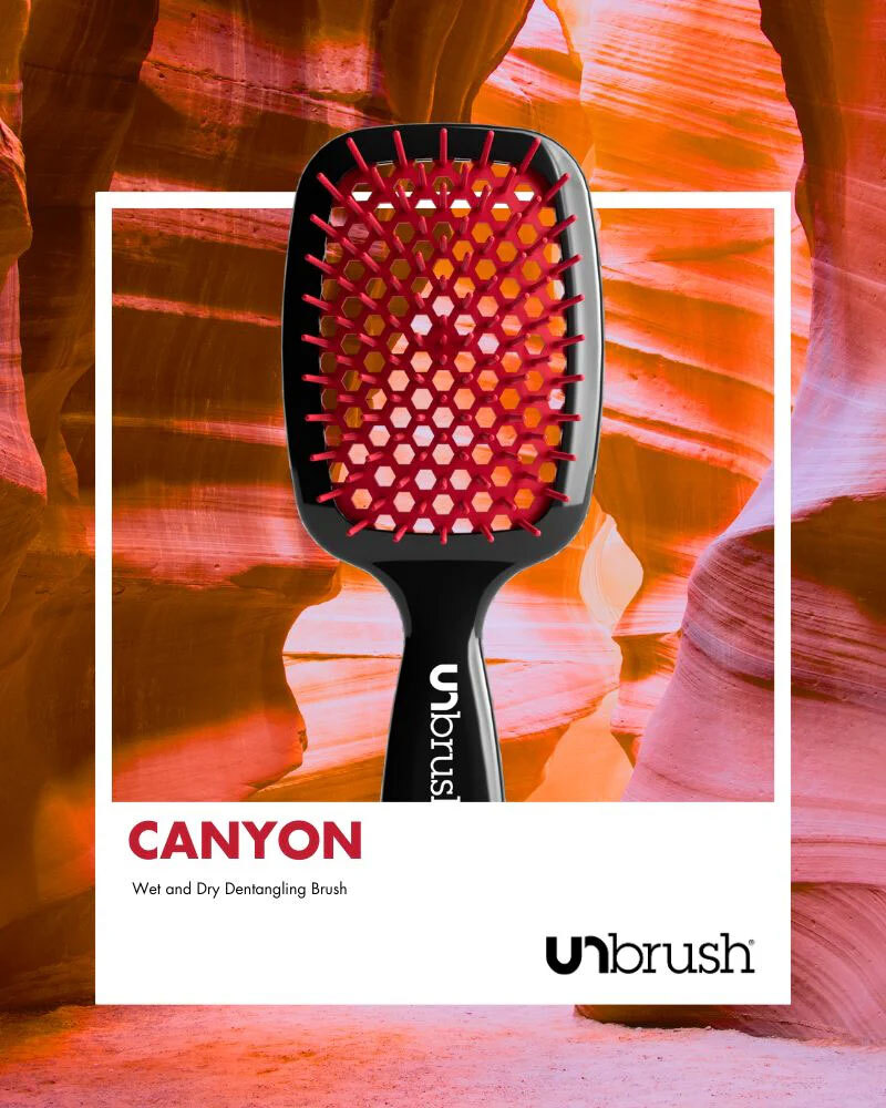 FHI HEAT UNBRUSH Canyon with a Black Handle