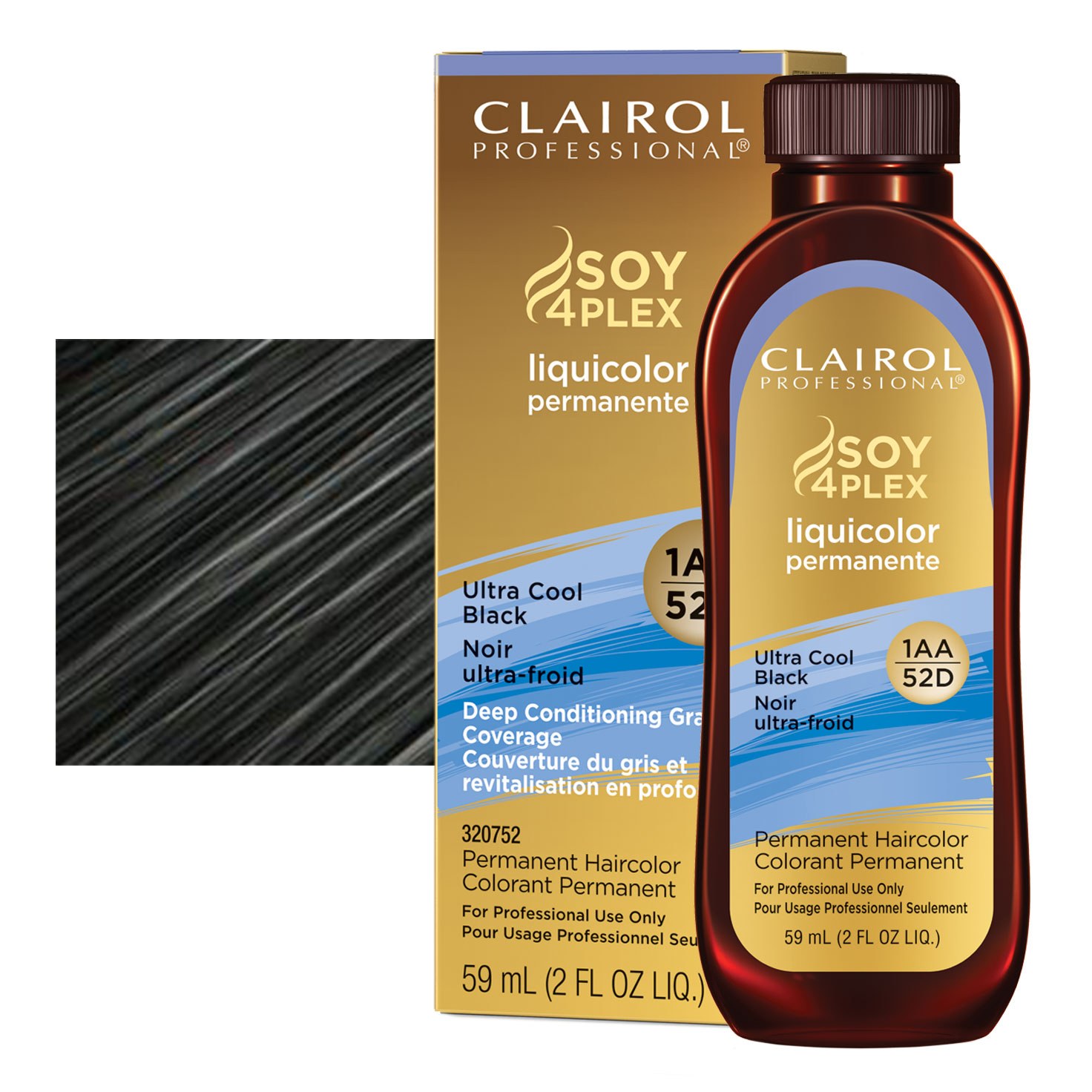 Clairol S4P Ultra Cool Black 1AA/52D