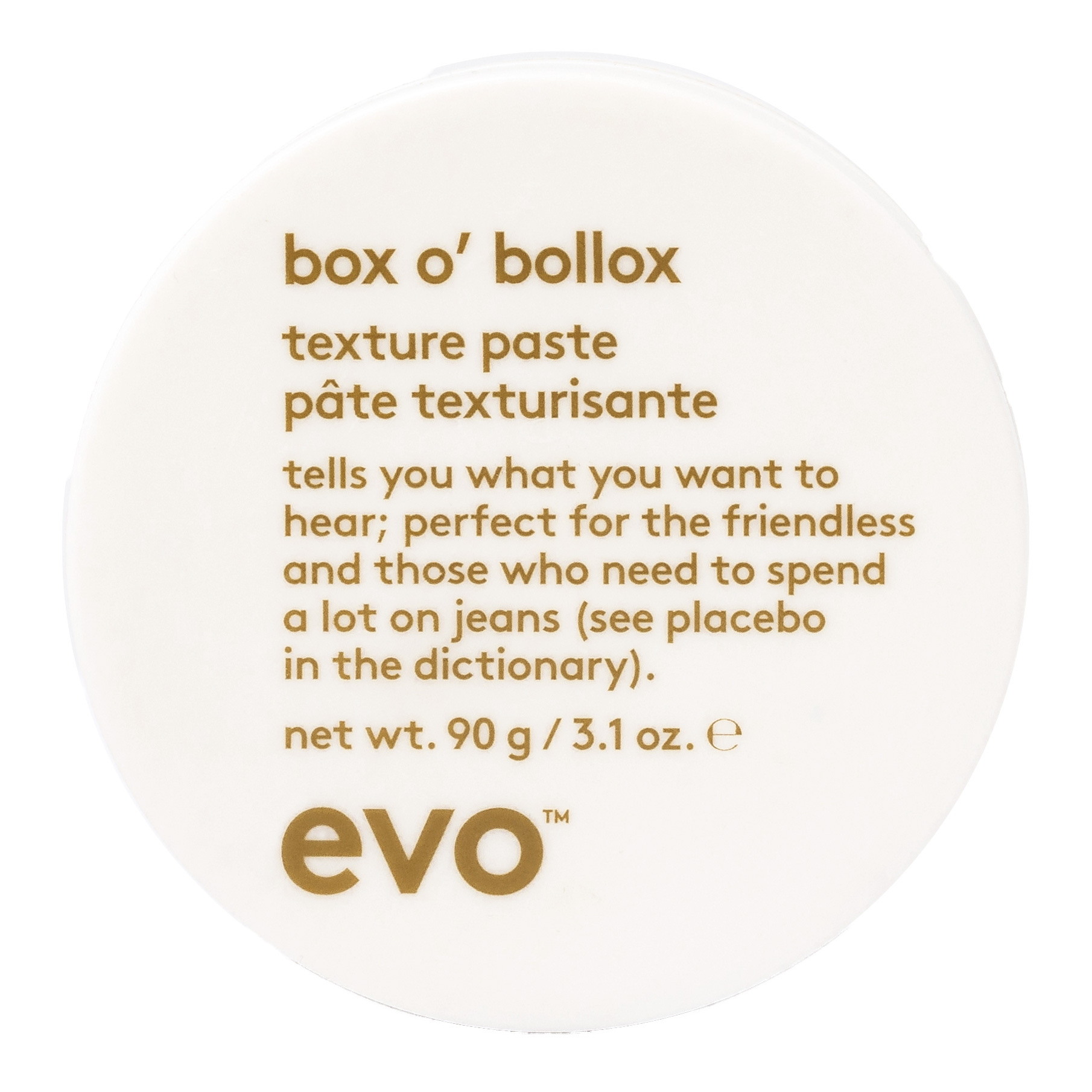 evo styling: box o' bollox texture paste
