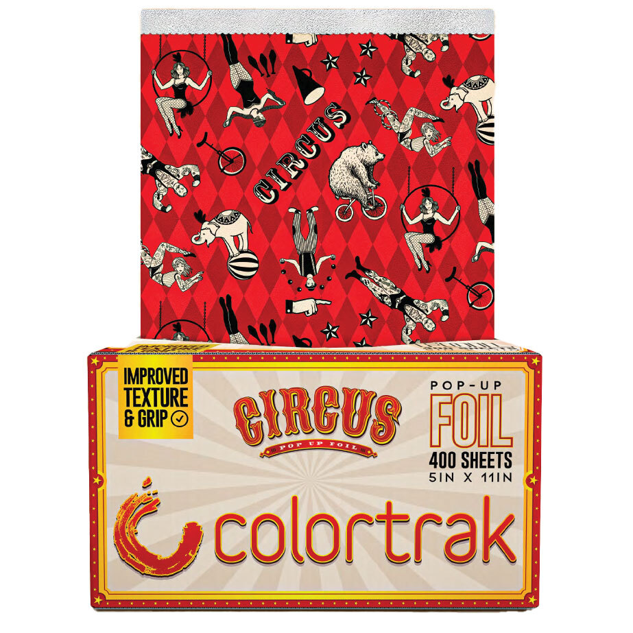 Colortrak Foil: Pop Up Foil Sheets - Circus Silver, 5" x 11" 400 ct
