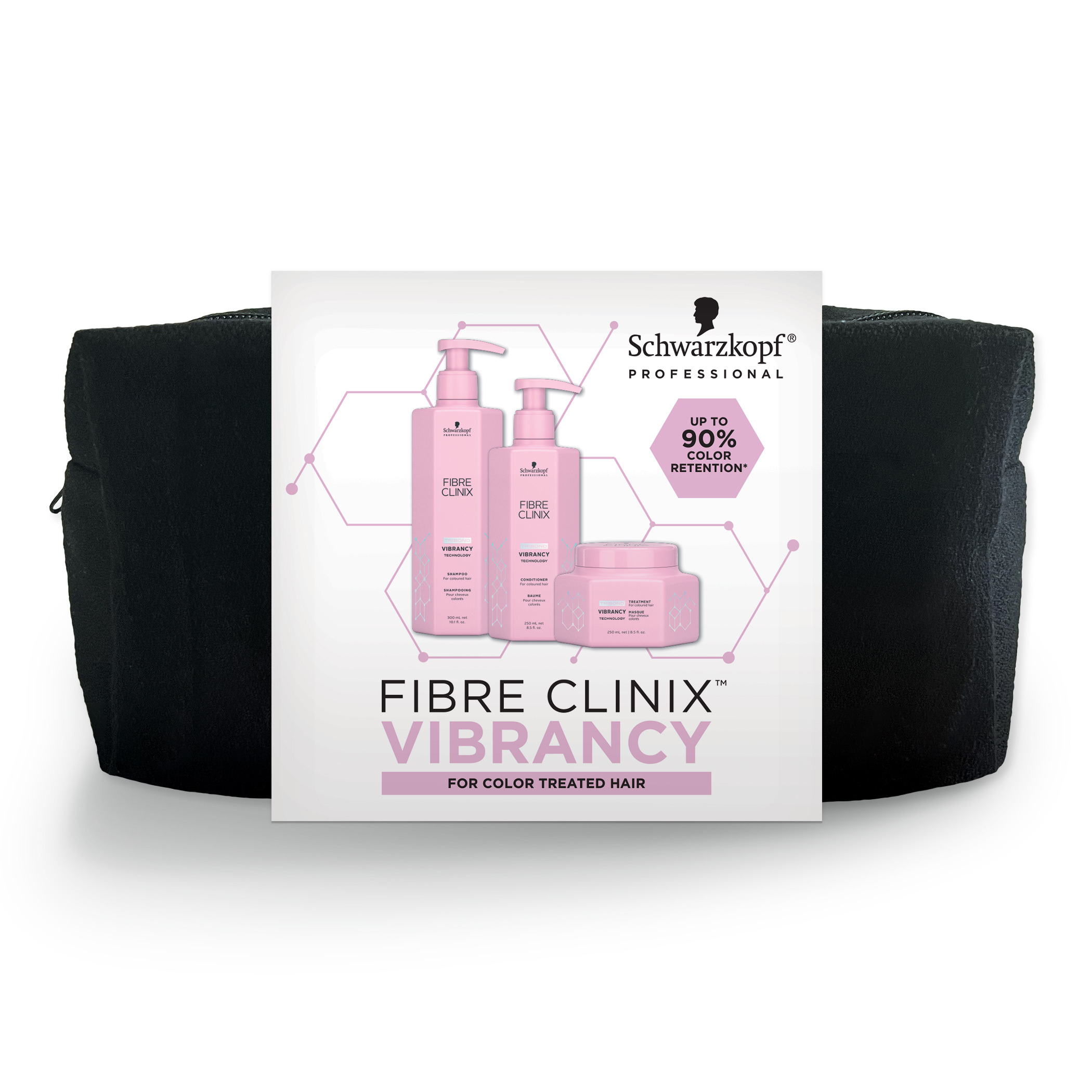 Schwarzkopf Fibre Clinix 3pc Kit with Bag - Vibrancy