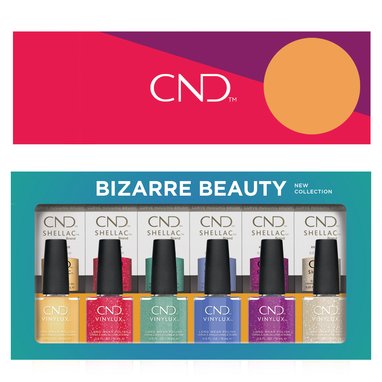 CND Bizarre Beauty Shellac & Vinylux 12pc Prepack