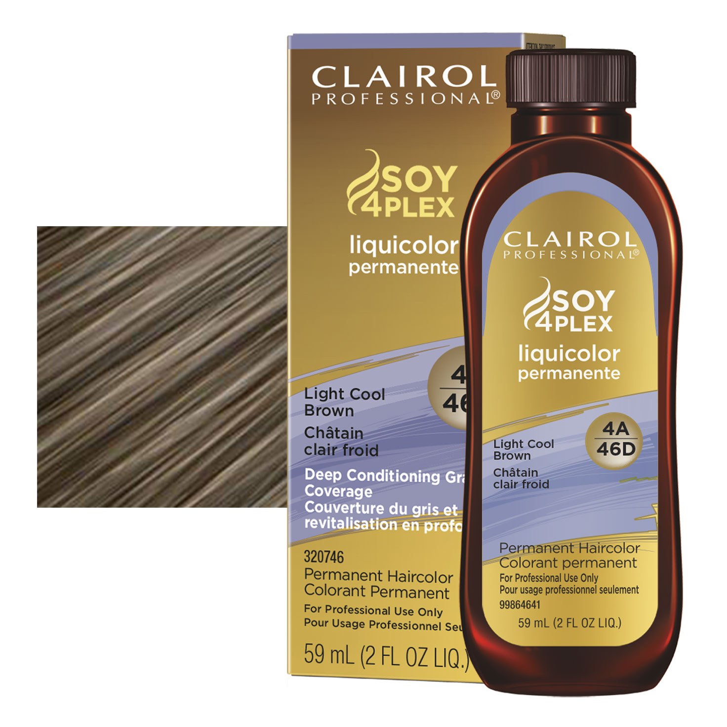 Clairol Products, Clairol Distributor S4P Light Cool Brown 4A/46D - 2 oz