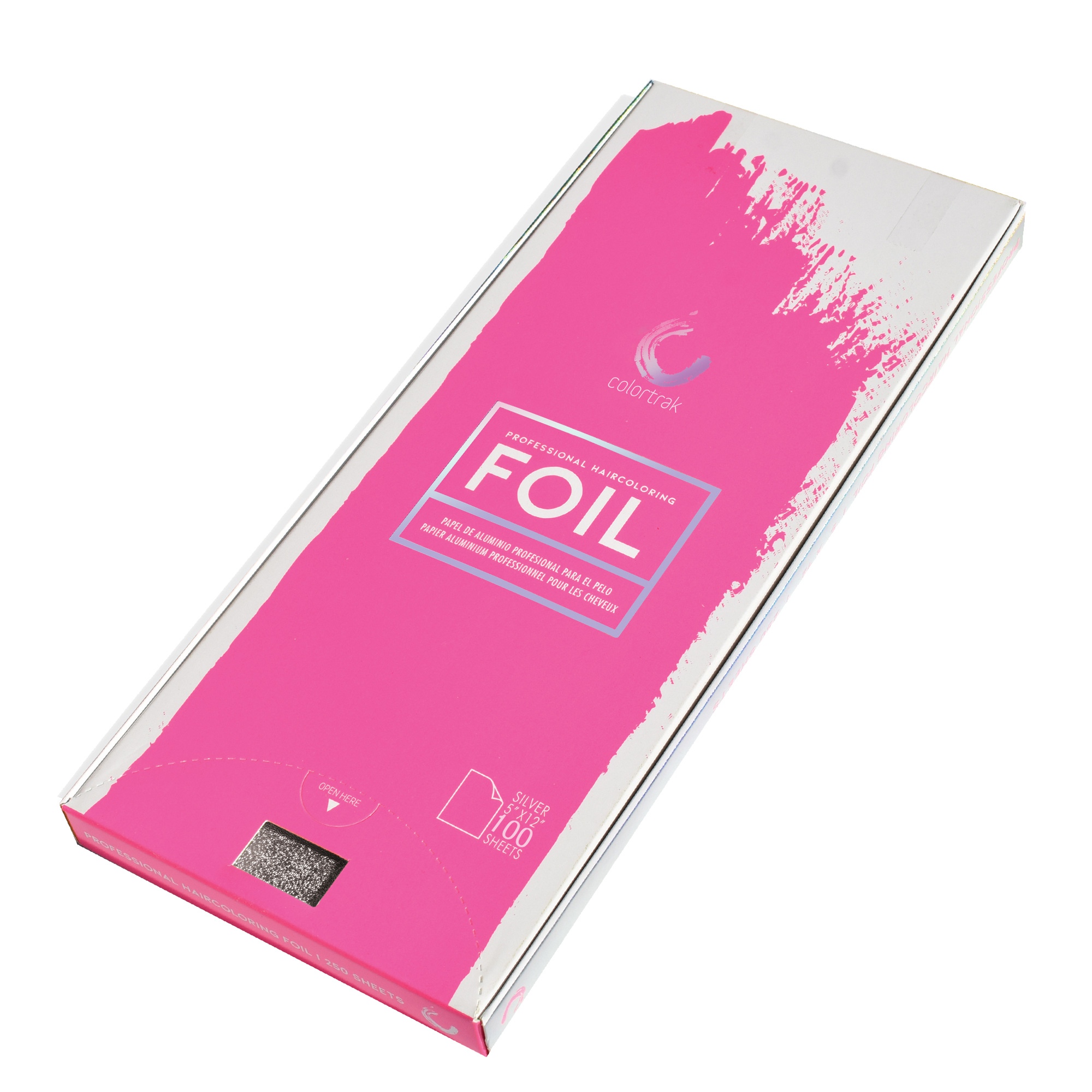 Colortrak Foils: Silver Foil Pre Cut - Extra Long 5" x 12"