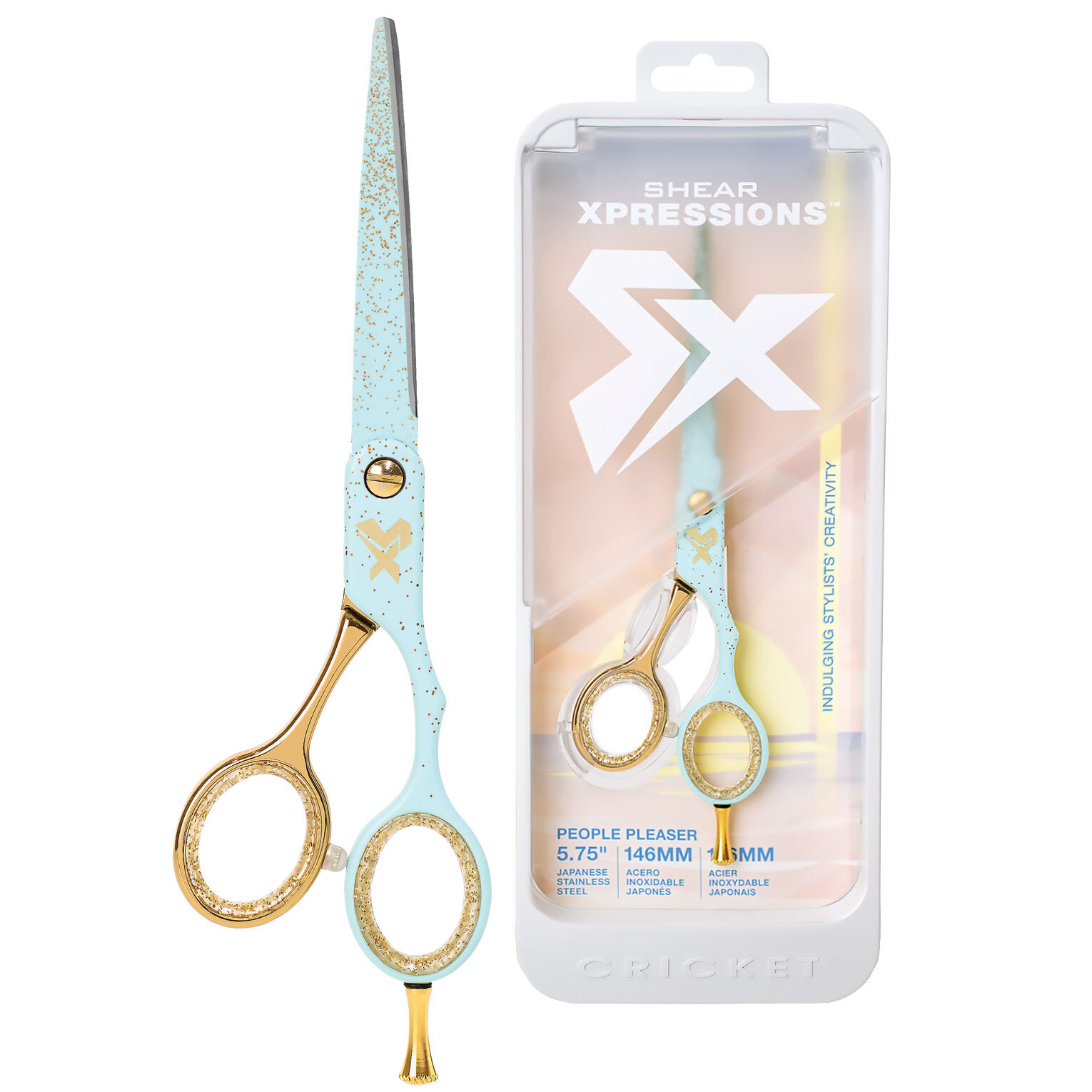 Cricket SHEARS: Shear Xpressions People Pleaser 5.75" Shear Hustle & Shine Collection