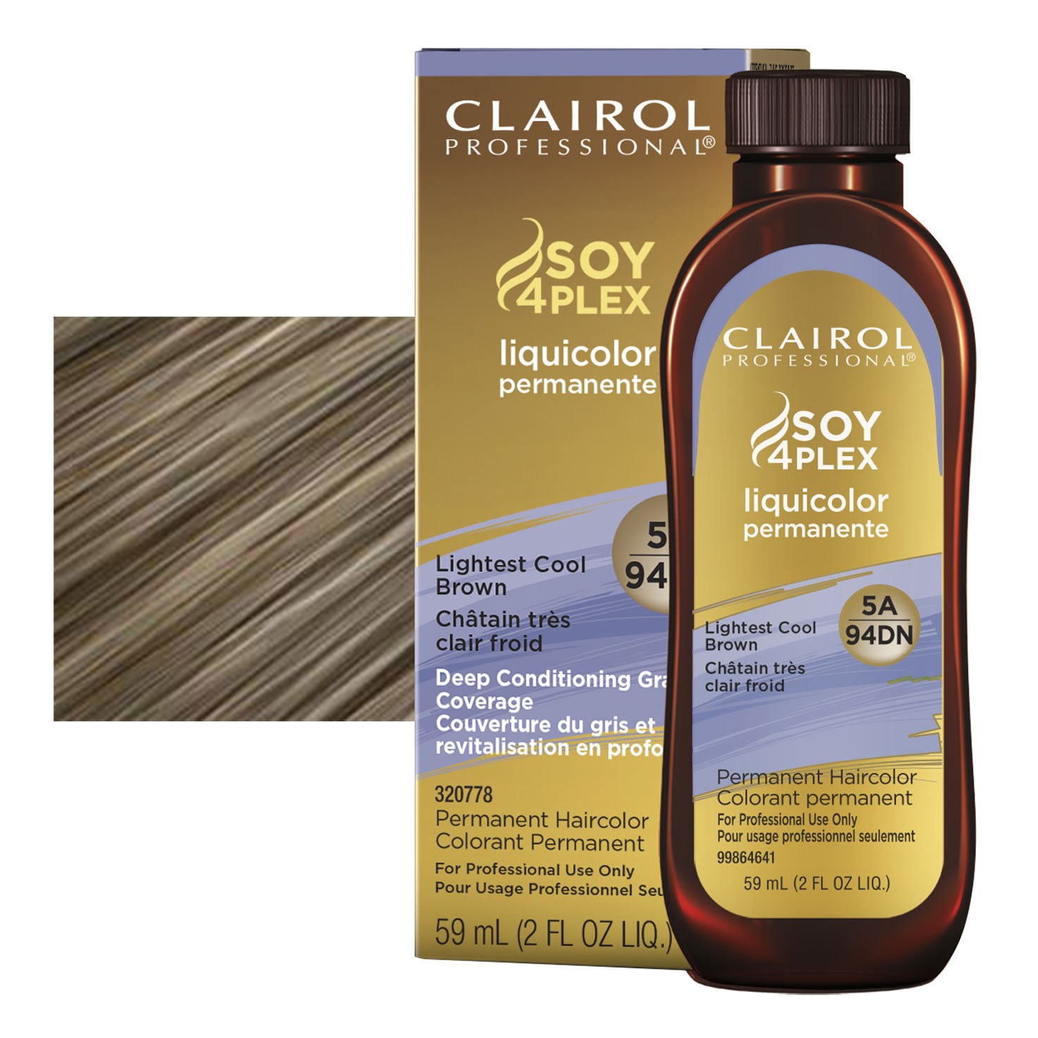 Clairol S4P Lightest Cool Brown 5A/94DN