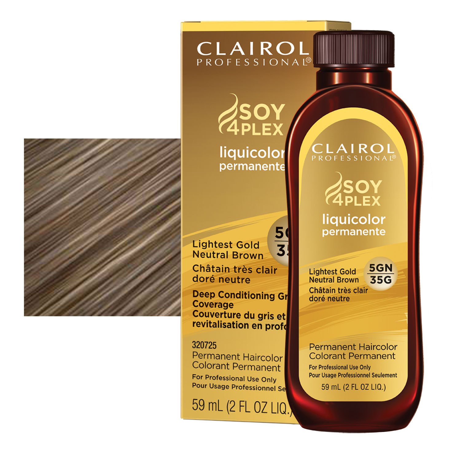 Clairol S4P Lightest Gold Neutral Brown 5GN/35G