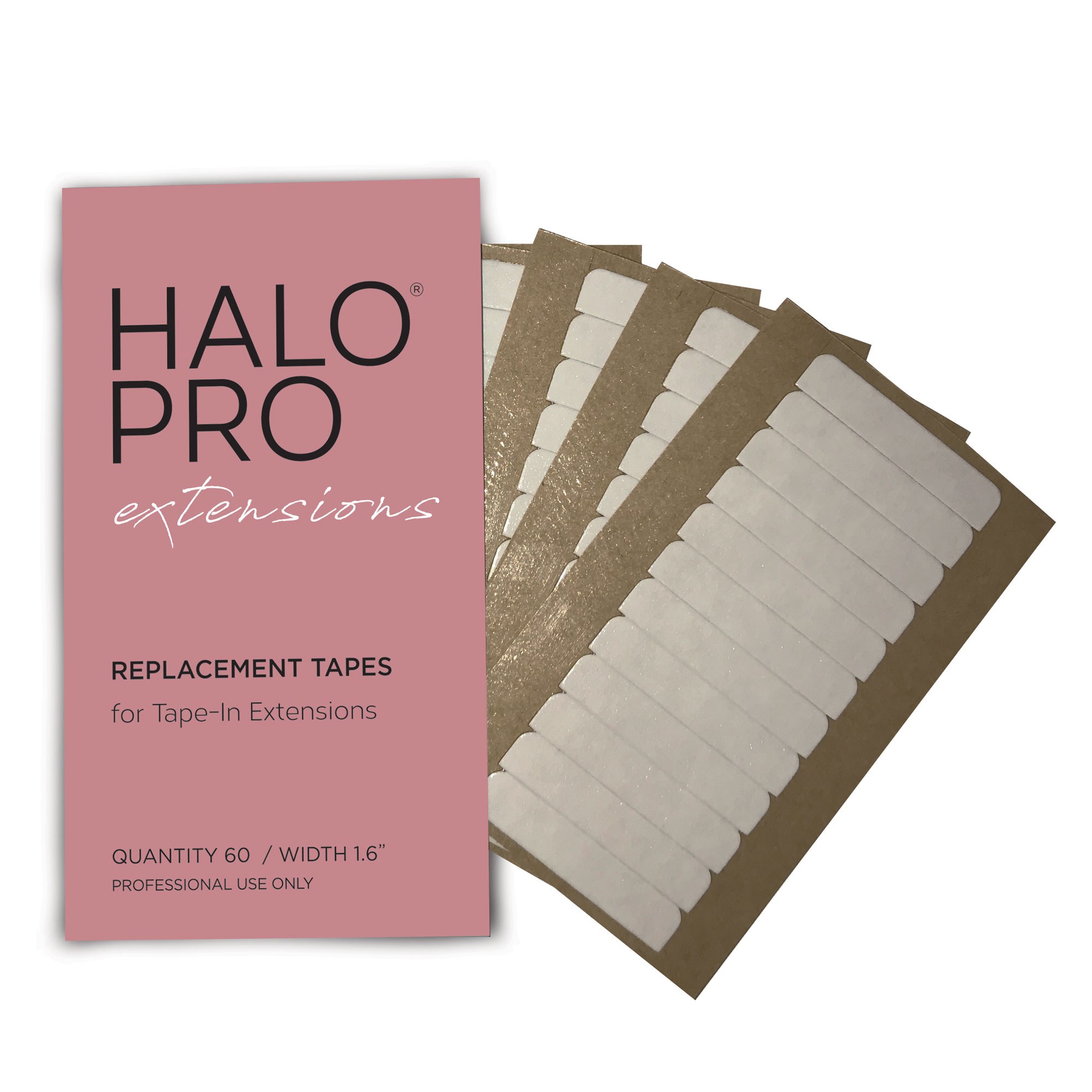 Halo Pro Replacement Tape Tabs, Single-Sided - 60 Count