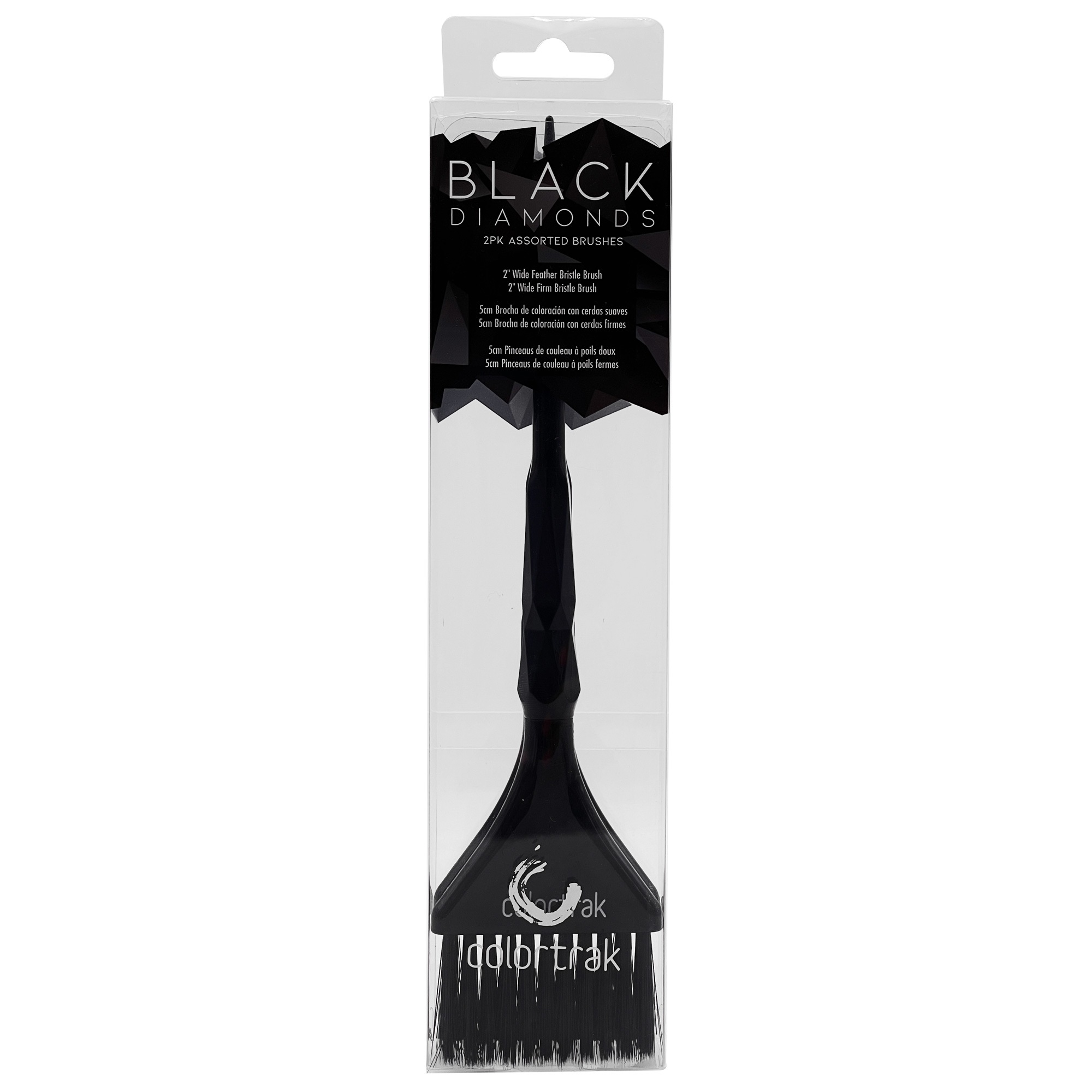 Colortrak Color Brushes: Black Diamonds 2pk Brush Set