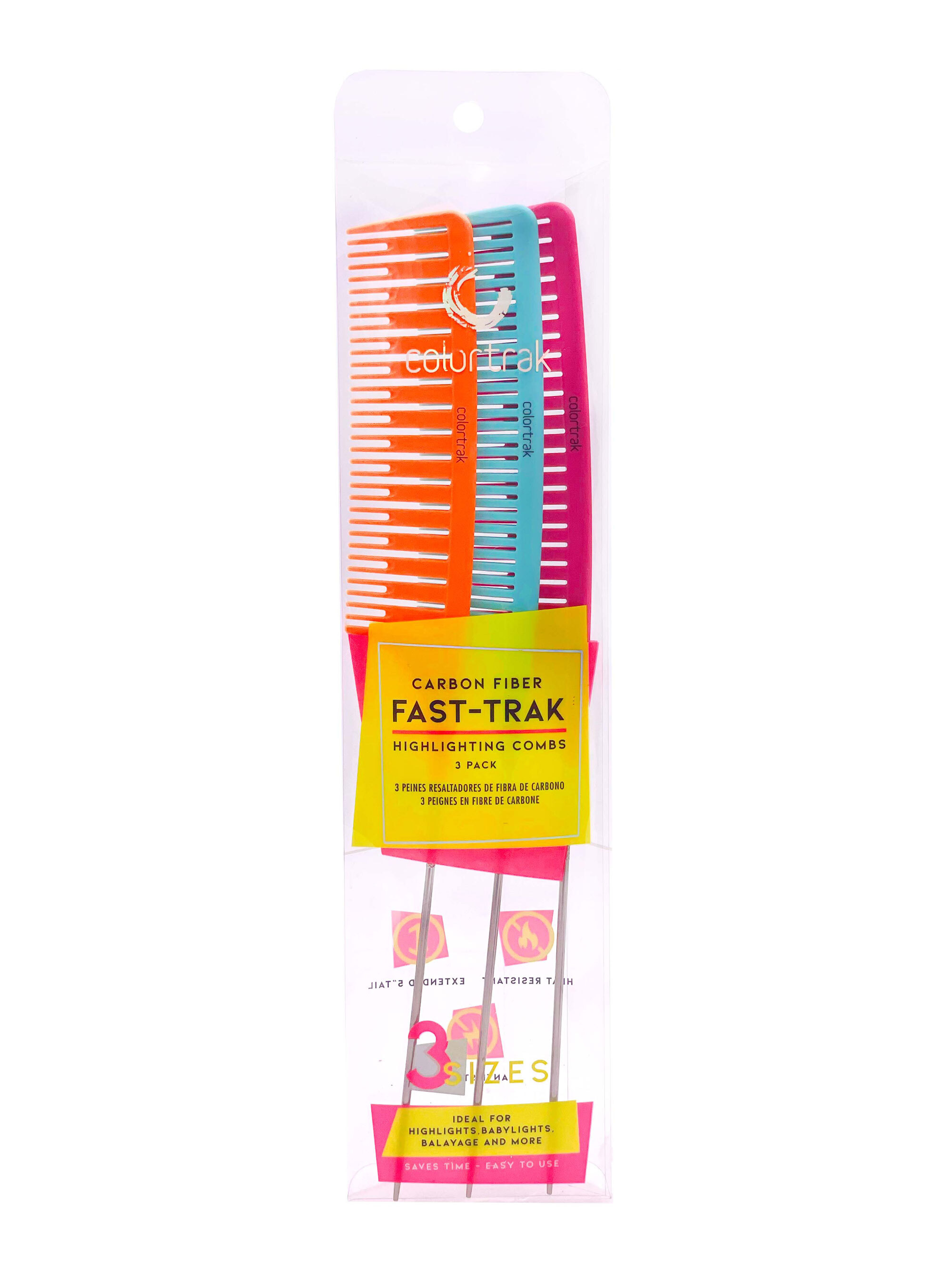 Colortrak Combs: Fast Track Highlighting Combs 3pk