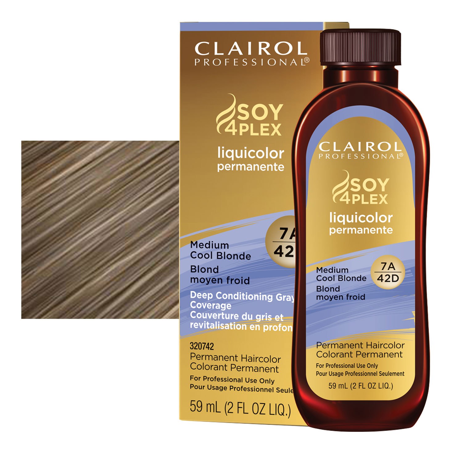 Clairol Products, Clairol Distributor S4P Medium Cool blonde 7A/42D - 2 oz