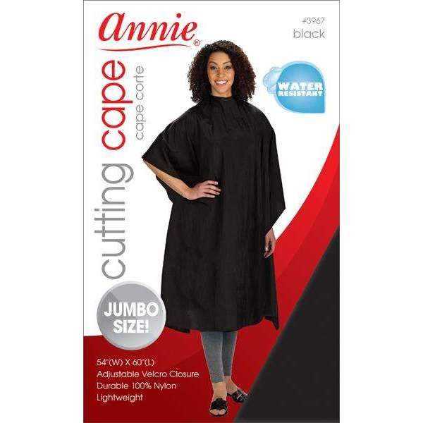 Annie Cutting Cape Jumbo Size Black