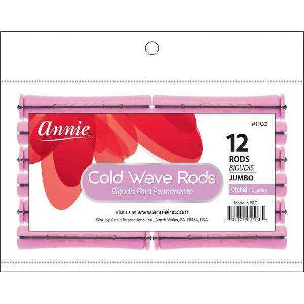 Annie Cold Wave Rod - Jumbo - Orchid 3/5", 12ct