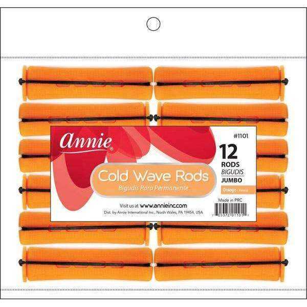 Annie Cold Wave Rod - Jumbo - Orange 7/8", 12ct