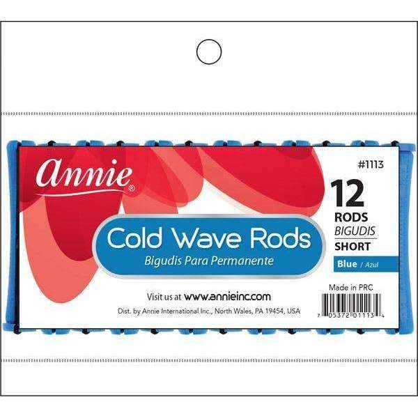 Annie Cold Wave Rod - Short - Blue 1/3", 12ct