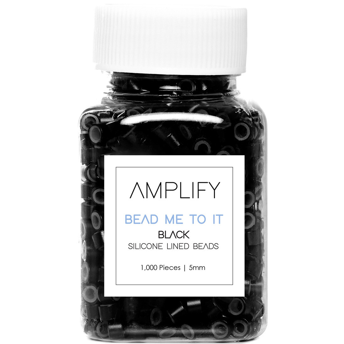 AMPLIFY TOOLS & SUPPLIES: Bead Me To It: Black 5mm Beads - 1000ct