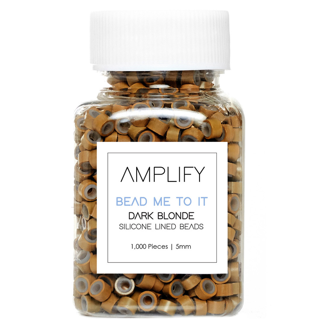 AMPLIFY TOOLS & SUPPLIES: Bead Me To It: Dark Blonde 5mm Beads - 1000ct