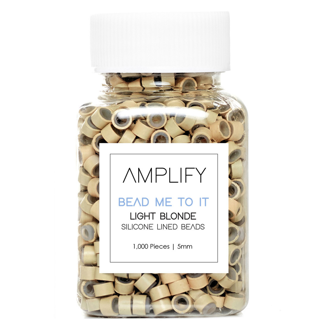 AMPLIFY TOOLS & SUPPLIES: Bead Me To It: Light Blonde 5mm Beads - 1000ct