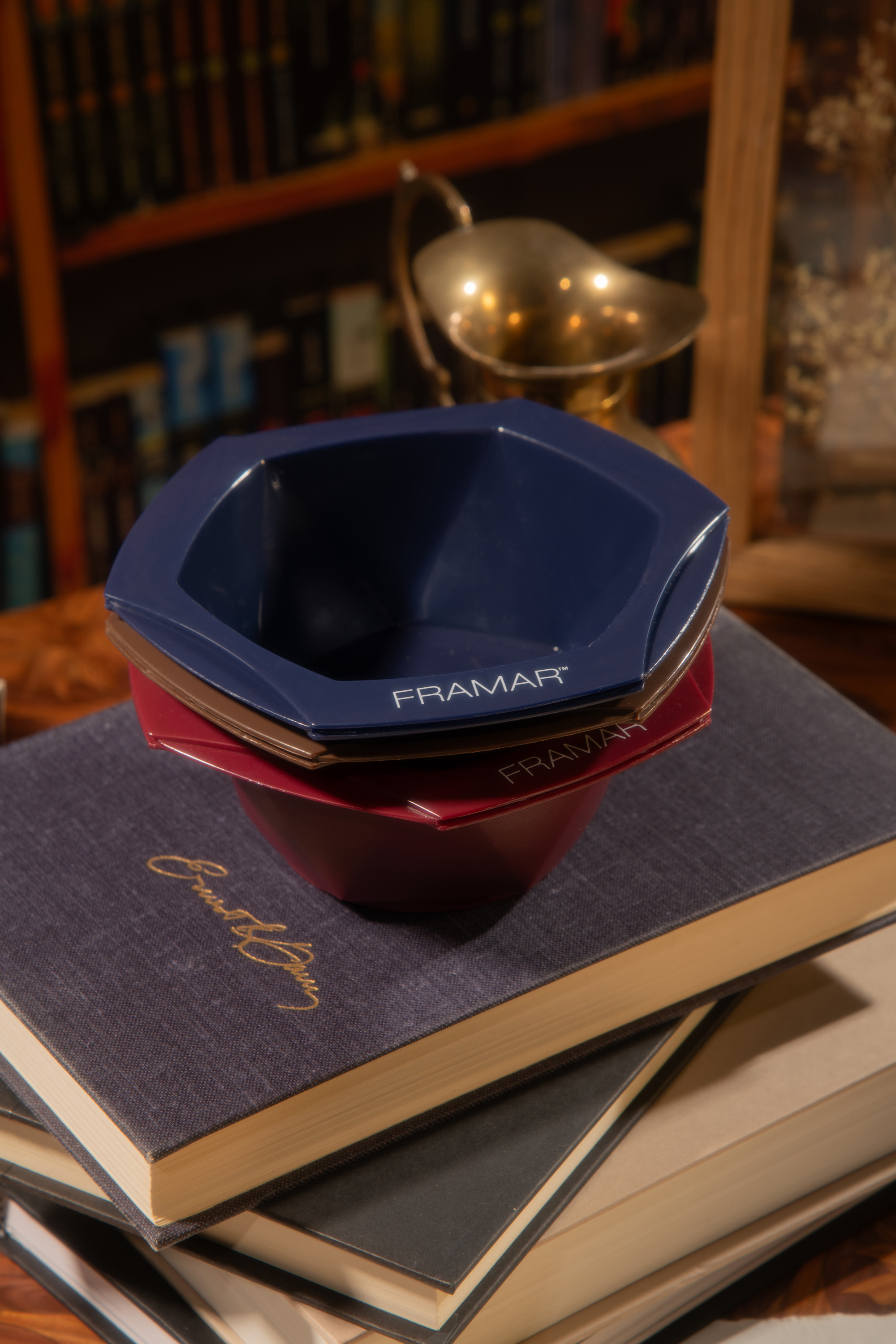 Framar COLOR BOWLS: Dark Academia - Connect & Color Bowls - 3 pack