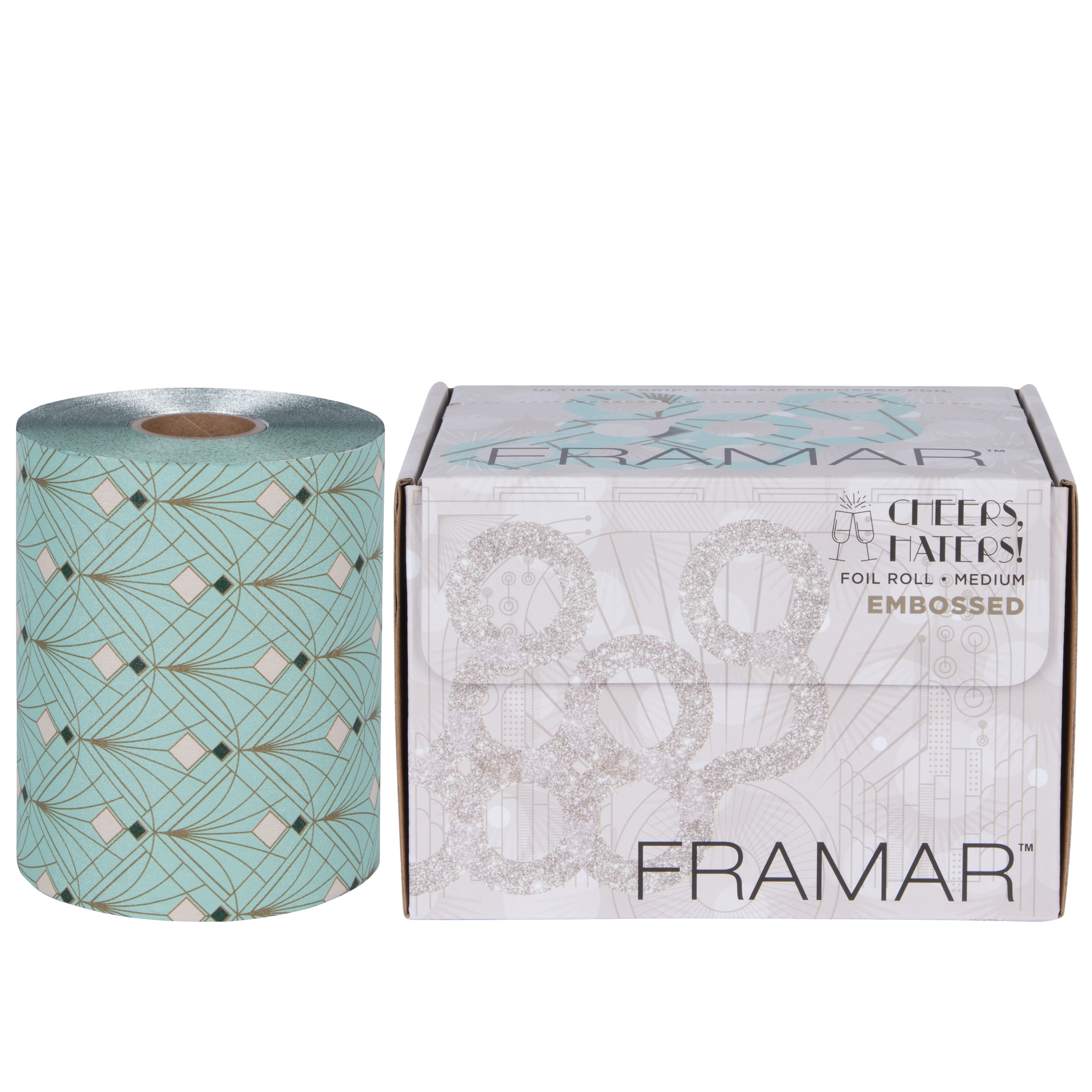 Framar FOIL: Cheers Haters Embossed Roll 320ft