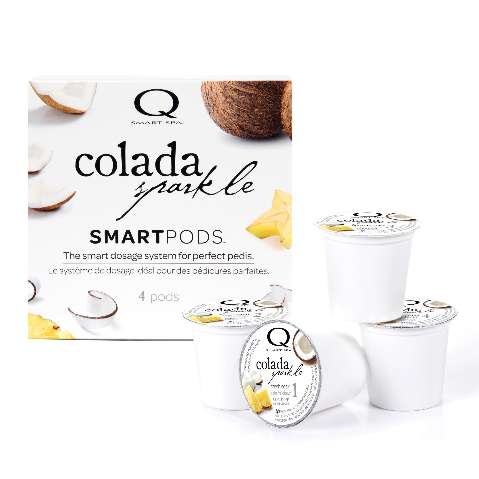 Qtica Smart Spa - Colada Sparkle 4 Step Smart Pods