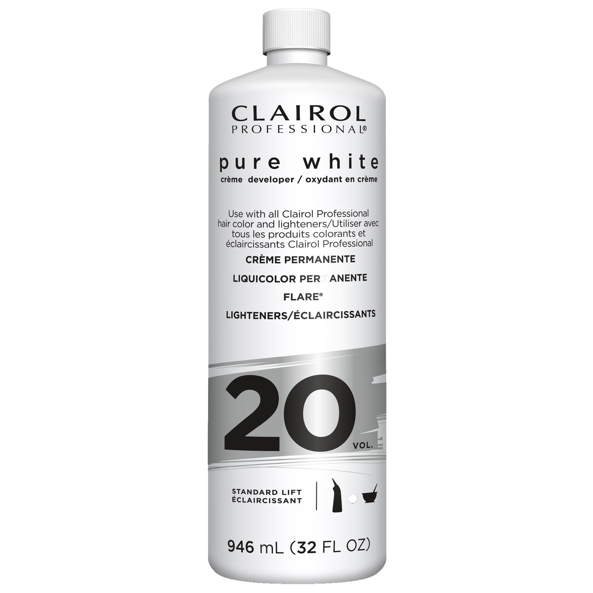 Clairol Pure White 20 Vol Creme Developer