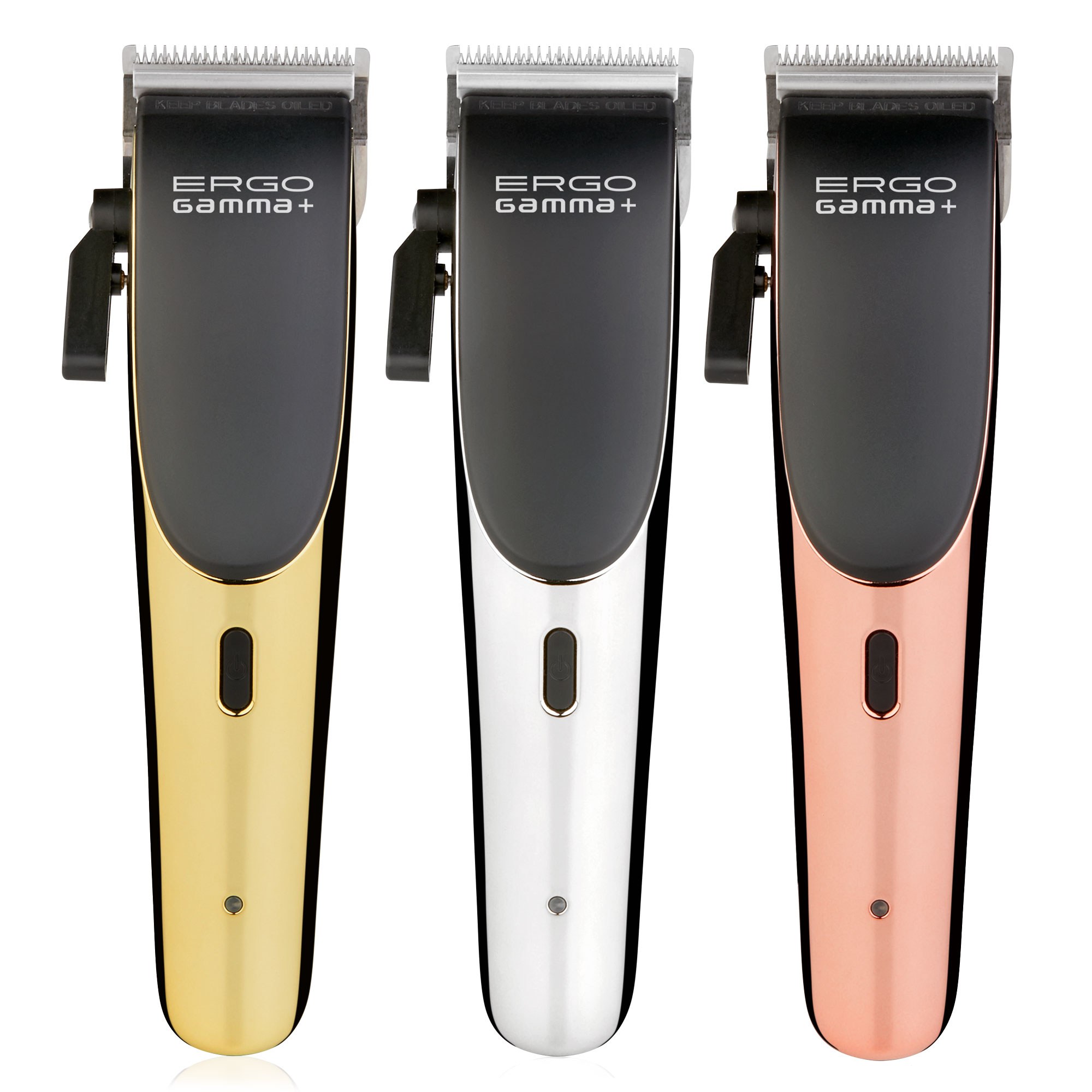 Stylecraft Ergo Magnetic Clipper with Gold, Chrome, and Rose Gold Metallic Body Kits