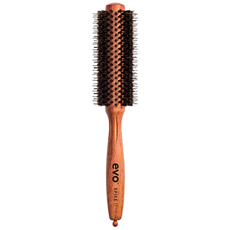 evo brushes: spike 22mm nylon pin bristle radial brush
