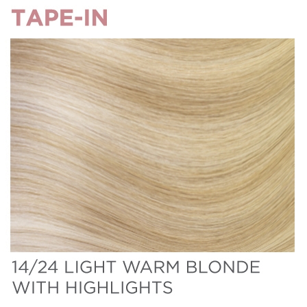 Halo Pro 14/24 Tape-In 14" - Light Warm Blonde / Highlights