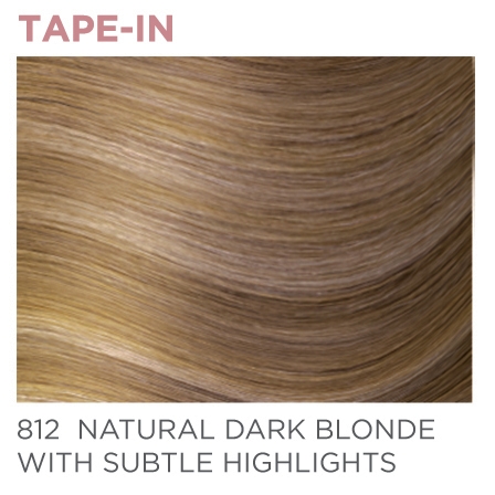 Halo Pro 812 Tape-In 18" - Dark Blonde / Subtle Highlights