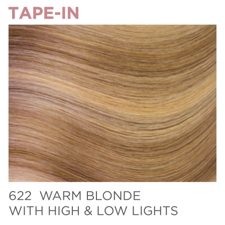 Halo Pro 622 Tape-In 22" - Warm Blonde / High & Low Lights
