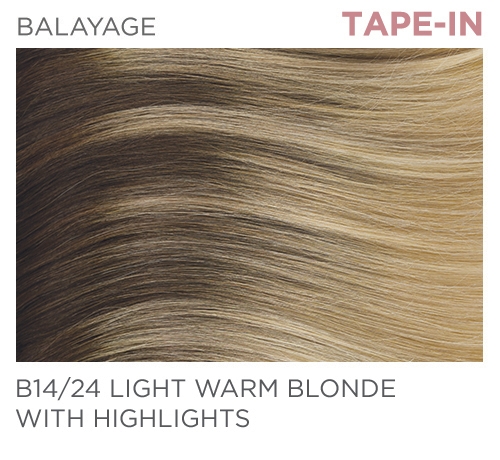 Halo Pro B14/24 Tape-In 22" - Balayage Light Warm Blonde / Highlights