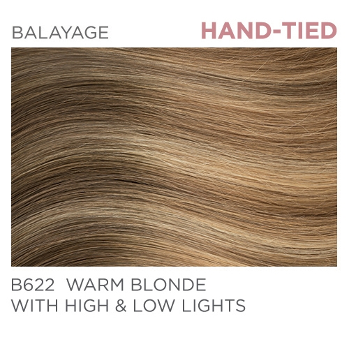 Halo Pro B622 Hand-Tied 14" - Balayage Warm Blonde / High & Low Lights