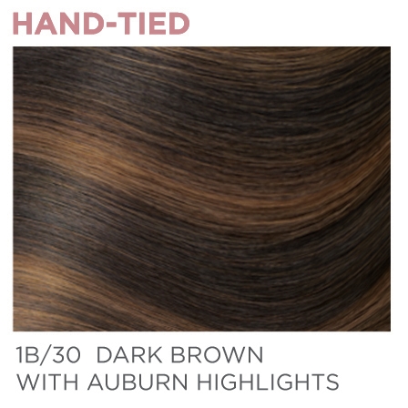Halo Pro 1B/30 Hand-Tied 14" - Dark Brown / Auburn Highlights