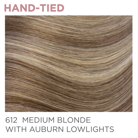 Halo Pro 612 Hand-Tied 14" - Medium Blonde / Auburn Lowlights