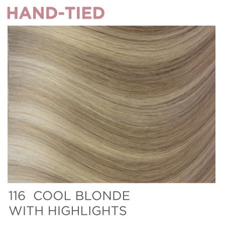 Halo Pro 116 Hand-Tied 18" - Cool Blonde / Highlights  Wefts
