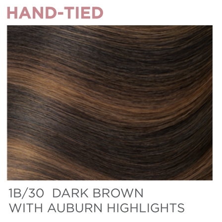 Halo Pro 1B/30 Hand-Tied 22" - Dark Brown / Auburn Highlights