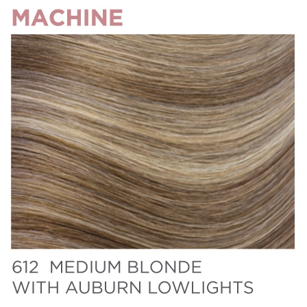 Halo Pro 612 Machine-Tied 14" - Medium Blonde / Auburn Low Lights