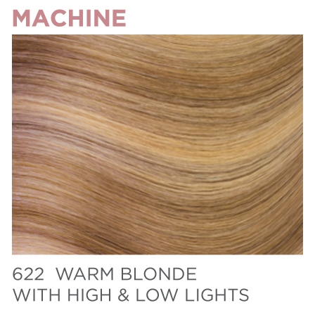 Halo Pro 622 Machine-Tied 14" - Warm Blonde / High & Low Lights