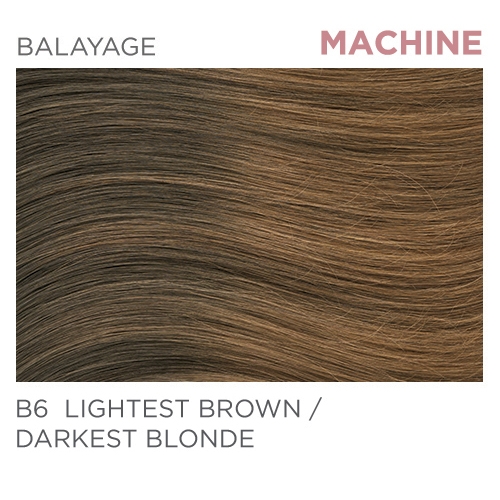Halo Pro B6 Machine-Tied 14" - Balayage Lightest Brown / Darkest Blonde