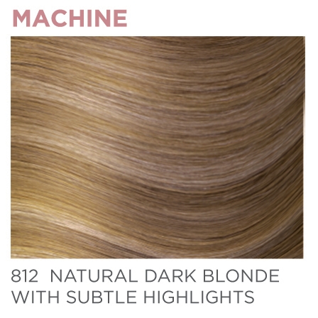 Halo Pro 812 Machine-Tied 18" - Natural Dark Blonde with Subtle Highlights
