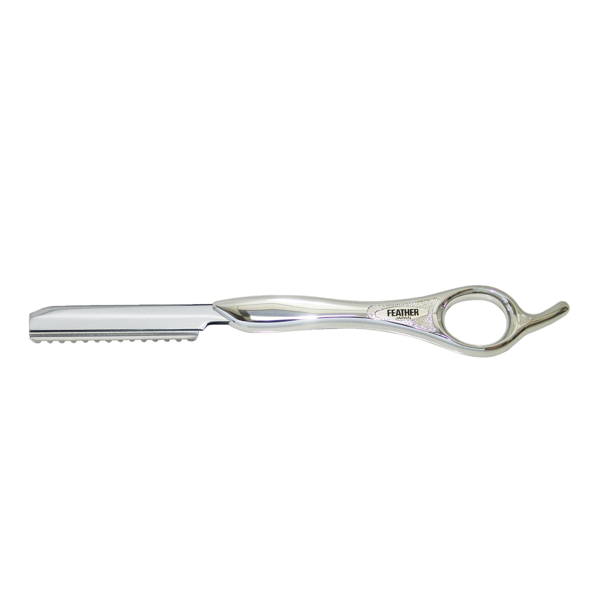 Jatai Feather Silver Styling Razor Handle 7 1/4 inches